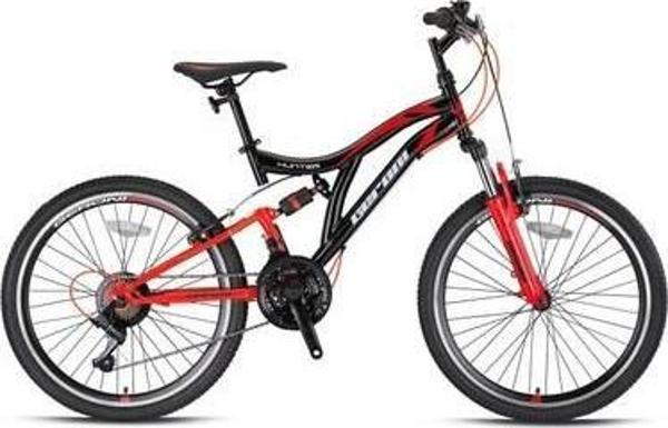 HUNTER - 24" - MTB - 15' - 21 Vites - M.Disc - Siyah/Gri-Kırmızı - Image 1