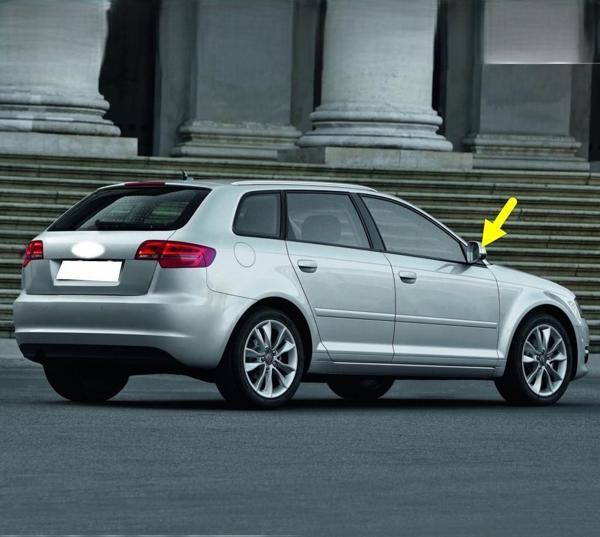 Audi A3 2011-2012 Sağ Dış Dikiz Ayna Kapağı 8F0857528 - Image 1