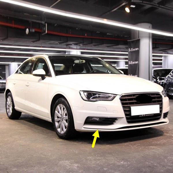 Audi A3 Sedan 2013-2016 Sağ Sis Far Çerçevesi Alt Çıtası 8V5807534 - Image 1