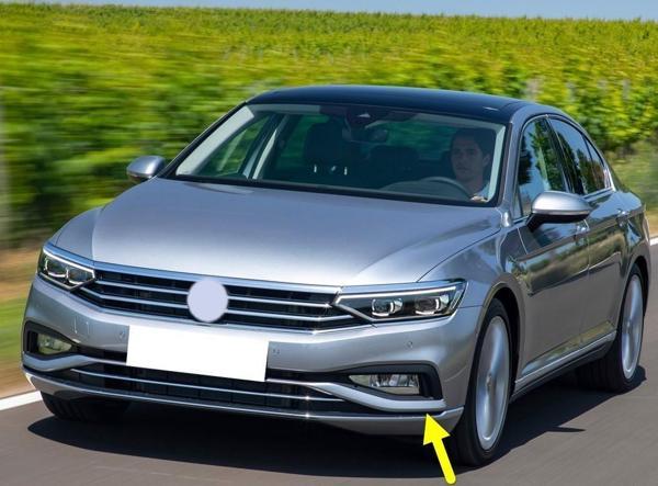 VW Passat B8.5 2020-2023 Ön Tampon Orta Izgara Sol Çıtası 3G0854321A - Image 1