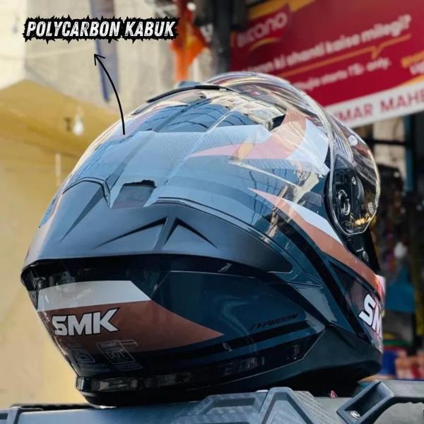 Smk Typhoon Freeride GL627 Kapalı Kask (Fit Kalıp) (ECE 22.06) - Image 1