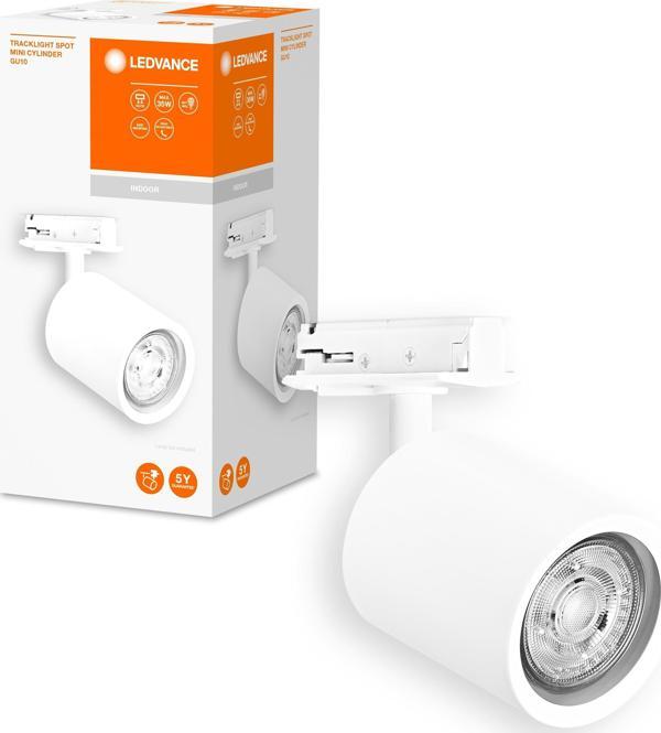 Ledvance Led 2700K IP20 GU10 Duy Sarı Işık Alüminyum Beyaz Kasa İç Mekan Raylı Spot  - Image 1