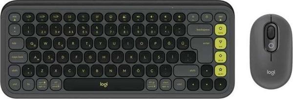 Logitech POP ICON Bluetooth Klavye Mouse Seti Grafit 920-013075 - Image 1