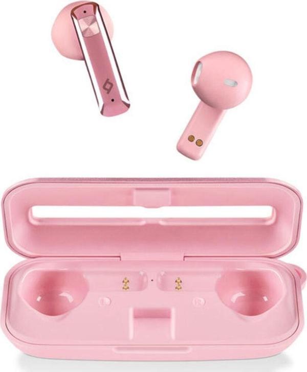 Ttec AirBeat UltraSlim TWS Ultra İnce ve Hafif Şarj Kutulu Bluetooth 5.0 Kablosuz Kulaklık Pembe - Image 1