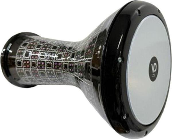 Bade Darbuka Profesyonel Döküm Mineli Kare Desen - Image 1
