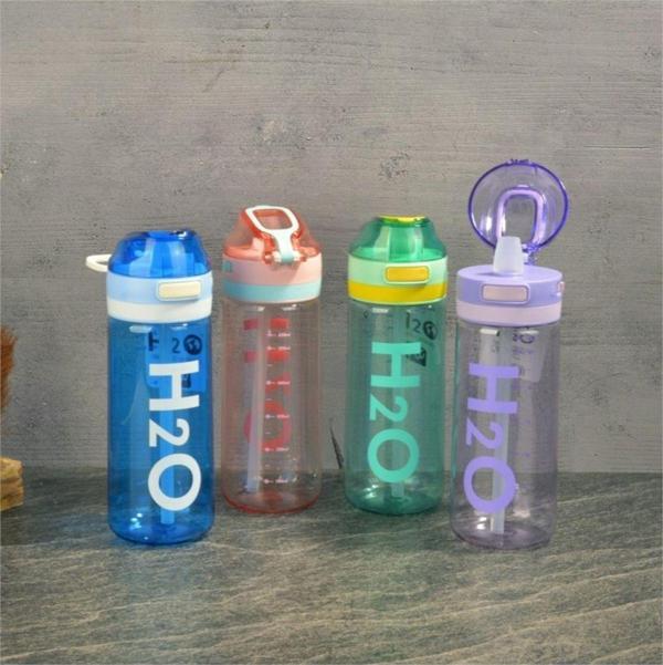 H2O Polikarbon Matara 650 ml Pembe Renk - Image 1