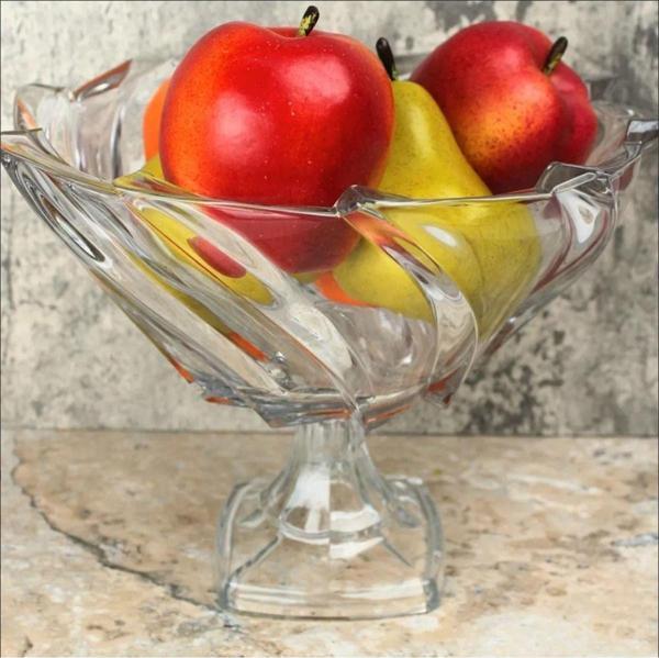 Kristal Ayaklı Meyvelik 26 cm - Image 1