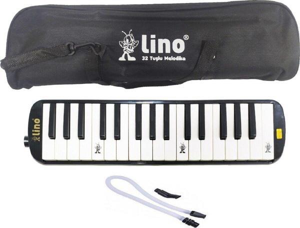 Lino 32 Tuşlu Melodika Bez Çanta Siyah - Image 1