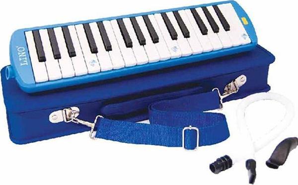 Segah Müzik Lino Mavi Melodika 32 Tuşlu Özel Sert Çantalı-Ağızlık-Hortum Set - Image 1