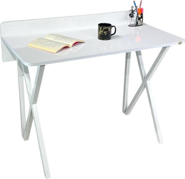 Hey Modüler Mobilya Rüya Çalışma Masası Beyaz Ayak 103 Cm - Image 1