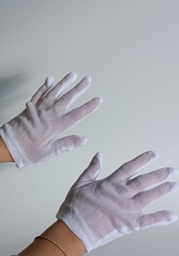 Öğrenci İş Teknik Etkinlik Eldiveni Beyaz 25 Çift - Image 1