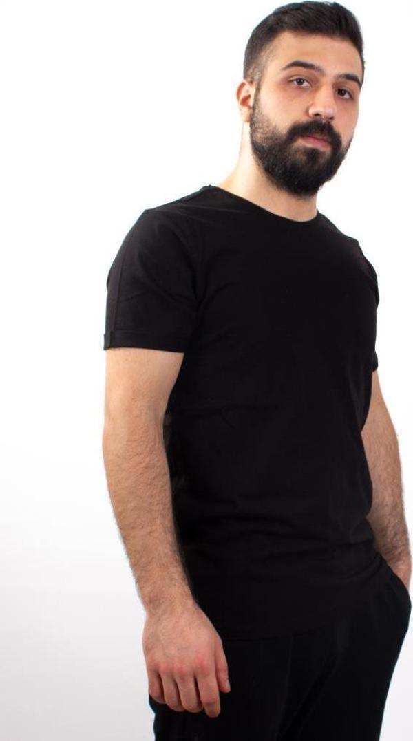 TWİSTER JEANS 1828 SİYAH BİSİKLET YAKA ERKEK T-SHİRT - Image 1