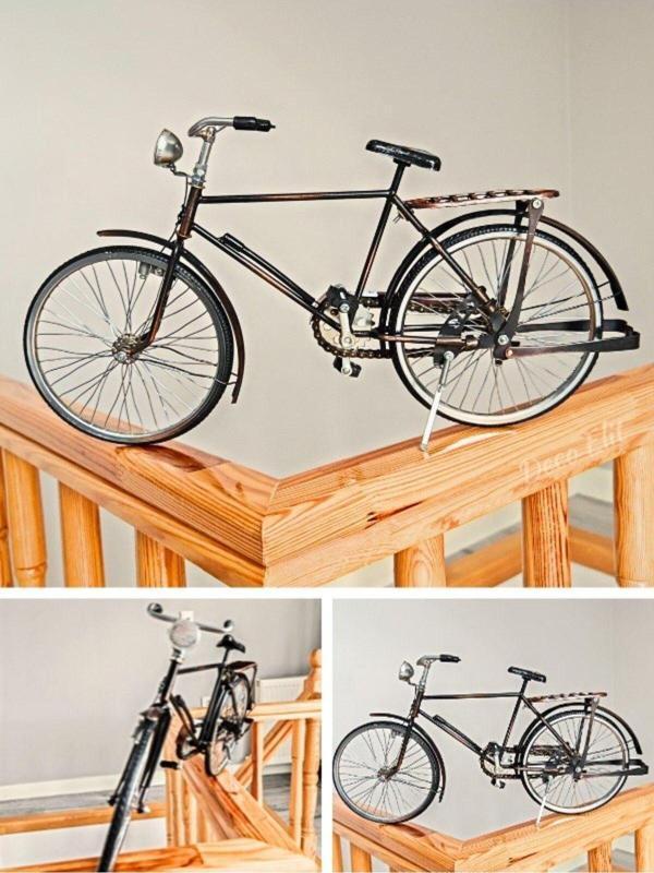Koleksiyonluk 44 cm Metal El Yapımı Bisiklet Detaylı Koleksiyonluk İthal Bisiklet Metal Tasarım 44CM - Image 1
