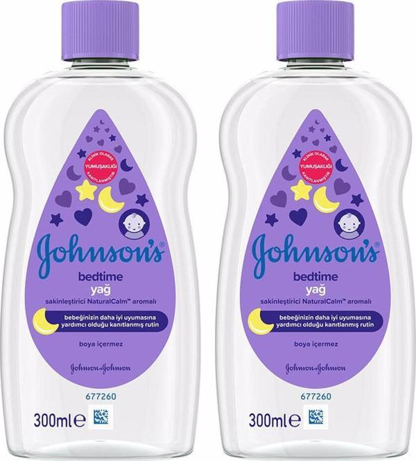 Johnsons Baby Bedtime Bebek Yağı 300 ml 2 ADET - Image 1