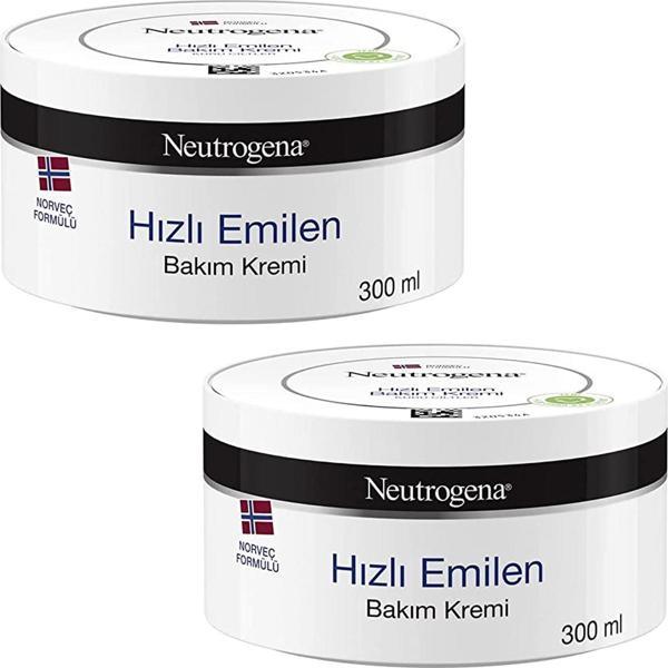 Neutrogena Hızlı Emilen El ve Vücut Bakım Kremi 300 ml + 300 ml - Image 1