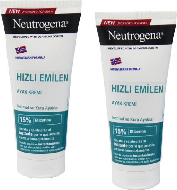 Neutrogena Norveç Formülü Hızlı Emilen Ayak Kremi 100 ml 2 ADET - Image 1