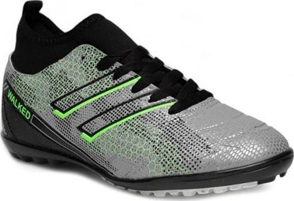 Walked 107-25 Çocuk Halı Saha Krampon Gümüş Siyah 31-35 - Image 1