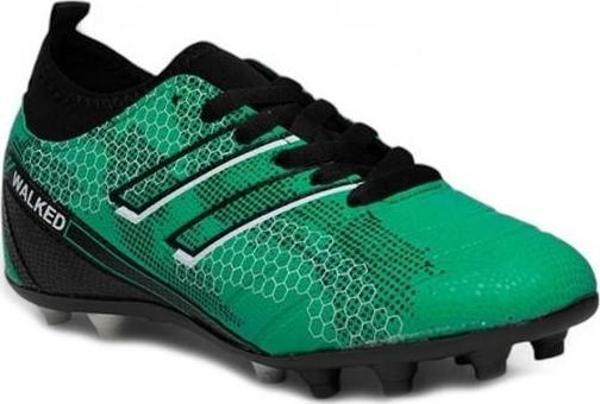 Walked 107-25 Çocuk Halı Saha Çivili Krampon Yeşil Siyah 31-35 - Image 1