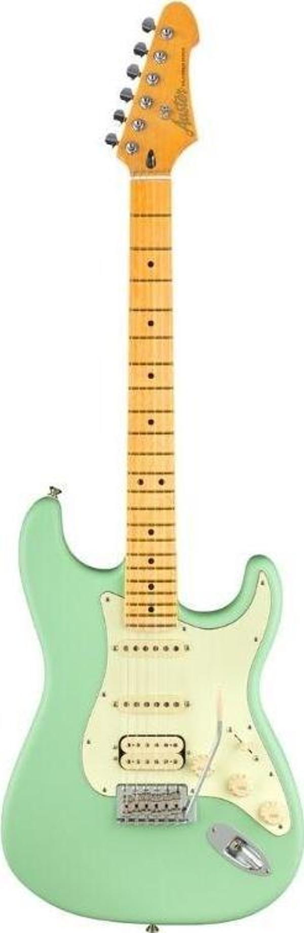 Auster AS100 Stratocaster Elektro Gitar - Surf Green - Image 1