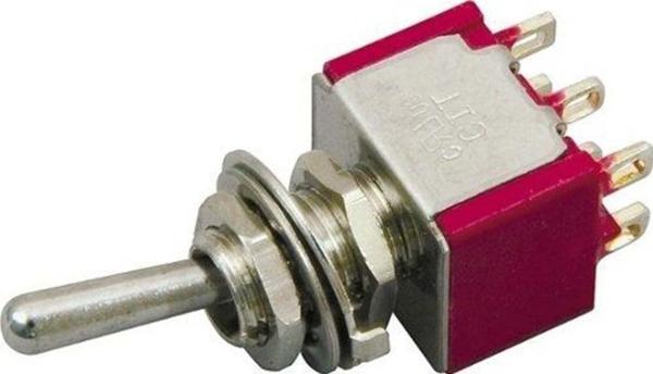DiMarzio EP1107 DPDT Mini Toggle Switch - Image 1