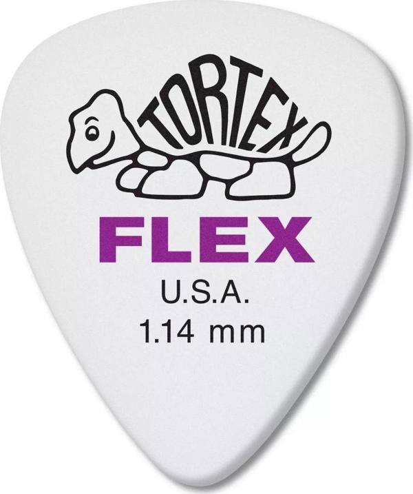 Jim Dunlop Tortex Flex Standard Pick 1.14mm Pena (1 adet) - Image 1