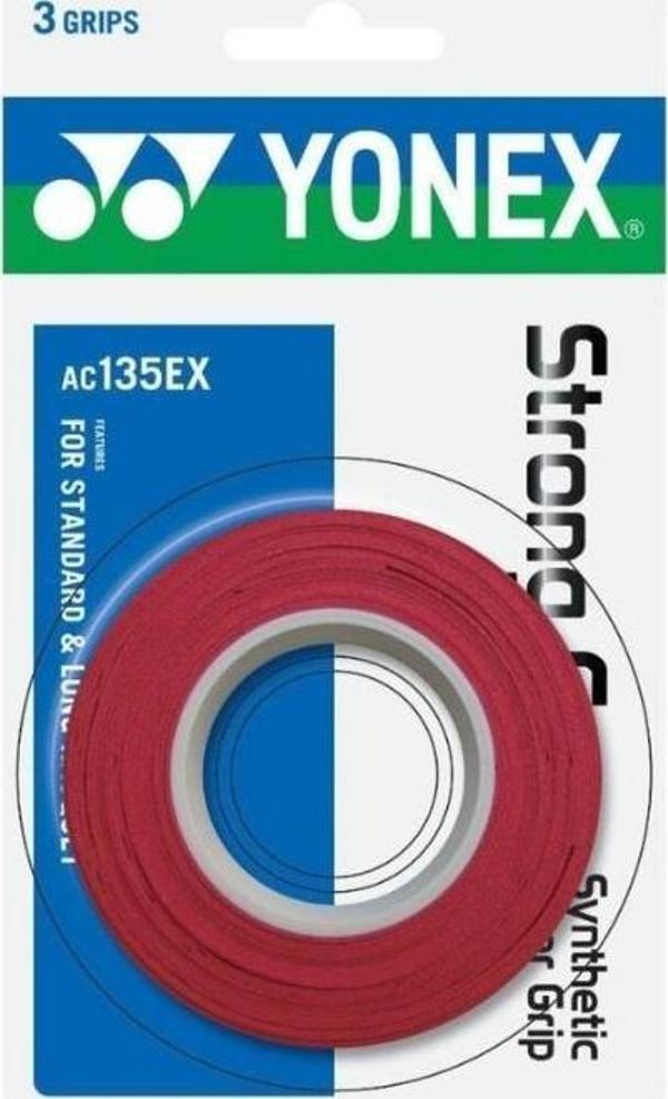 Yonex Ac 135 (3lü) Kırmızı Strong Grap - Image 1