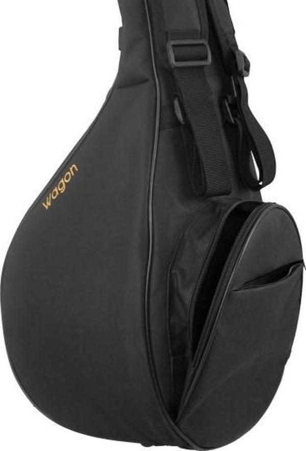 Wagon 01 Serisi Uzun Sap Bağlama Saz Çantası - Siyah - Image 1