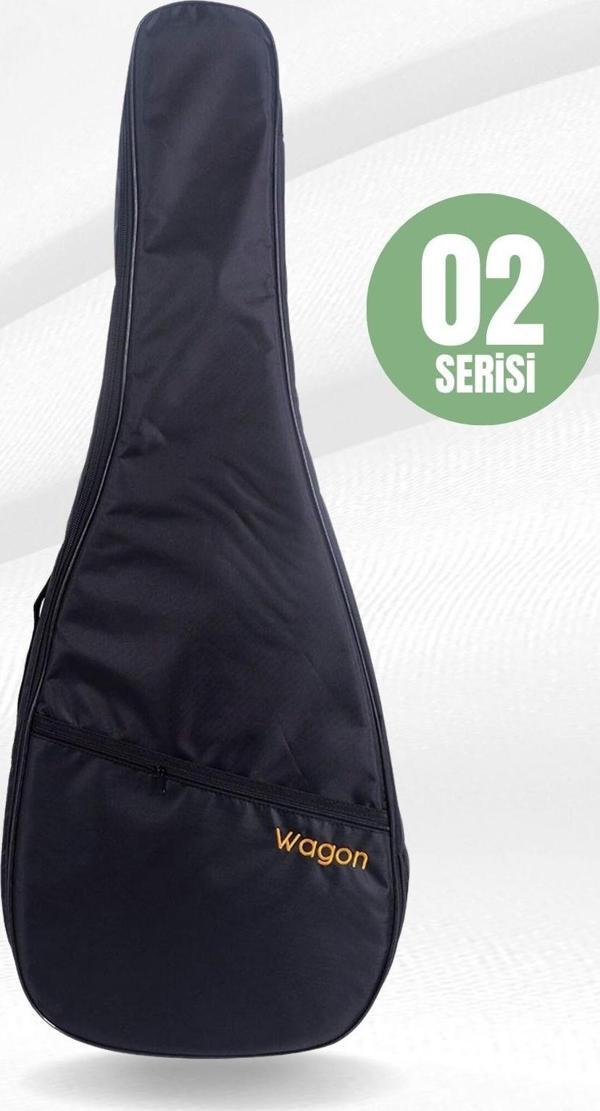 Wagon 02 Serisi Akustik Gitar Çantası - Siyah - Image 1