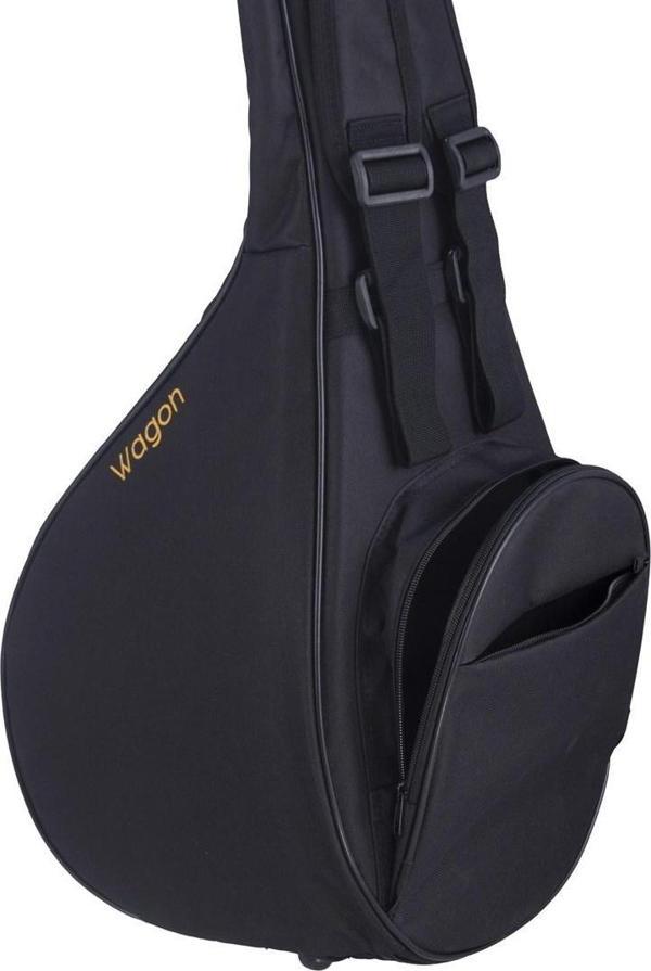 Wagon 02 Serisi Kısa Sap Bağlama Saz Çantası - Siyah - Image 1