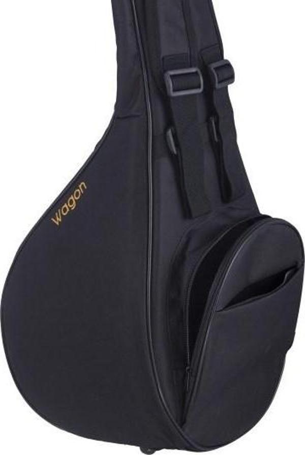 Wagon 02 Serisi Uzun Sap Bağlama Saz Çantası - Siyah - Image 1