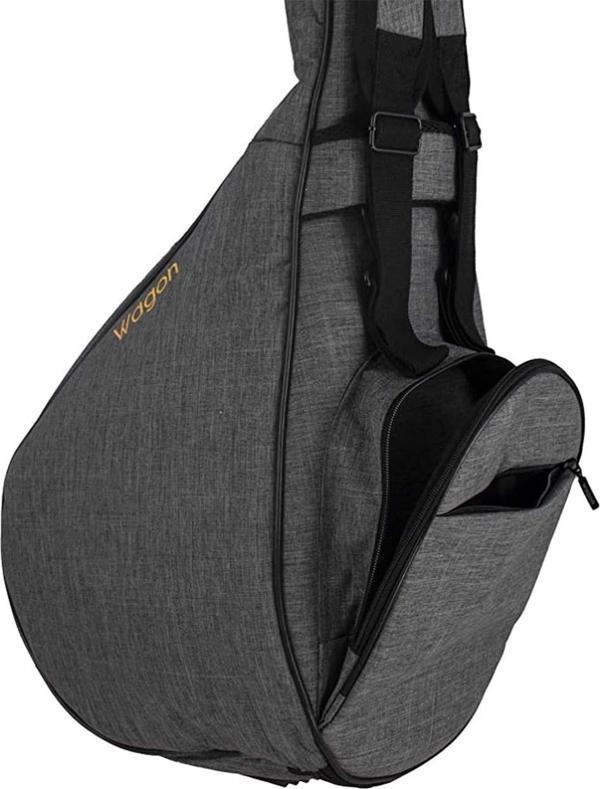 Wagon 03 Serisi Uzun Sap Bağlama Saz Çantası - Gri - Image 1