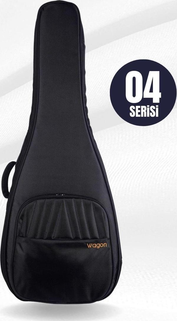Wagon 04 Serisi Akustik Gitar Çantası - Siyah - Image 1
