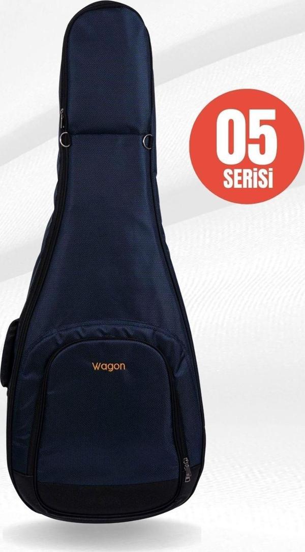Wagon 05 Serisi Akustik Gitar Çantası - Mavi - Image 1