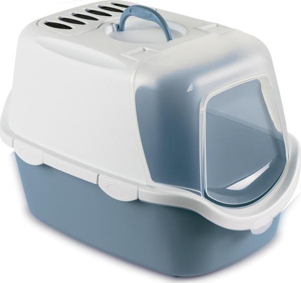 Stefanplast Cathy Easy Clean Mavi Kedi Tuvaleti 56x40x40cm - Image 1