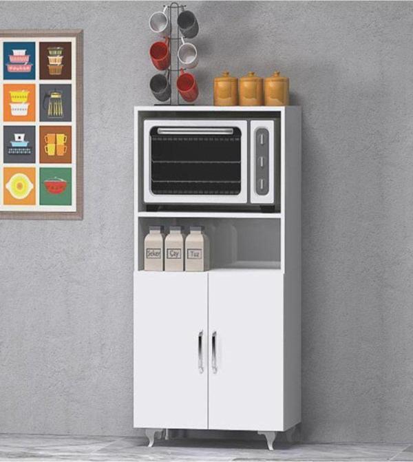 Yaman Dekorasyon 2 Kapaklı Mini Fırın Ve Mikrodalga Dolabı - Image 1