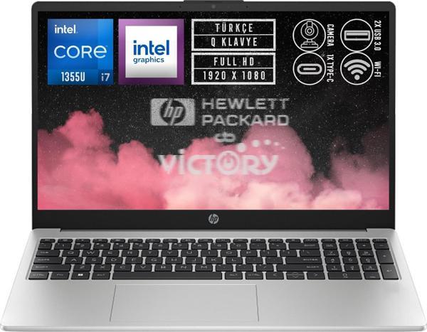 HP 250 G10 i7-1355U 64GB 1TB SSD 15.6" FHD Freedos Taşınabilir Bilgisayar 968L4ET 005 - Image 1