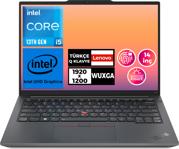 Lenovo ThinkPad E14 G5 i5-13420H 40GB 1TB SSD 14" W11P Taşınabilir Bilgisayar 21JK00LCTX 014 - Image 1