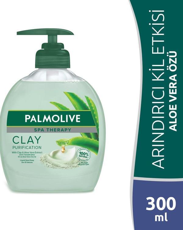 Palmolive Sıvı Sabun Clay Purıfıcatıon Kil Ve Aloe Vera Özlü 300 Ml - Image 1