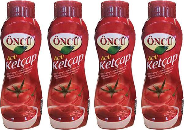 Öncü Ketçap 700 G Acılı x 4 Adet - Image 1