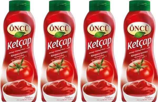 Öncü Ketçap 700 G Tatlı x 4 Adet - Image 1
