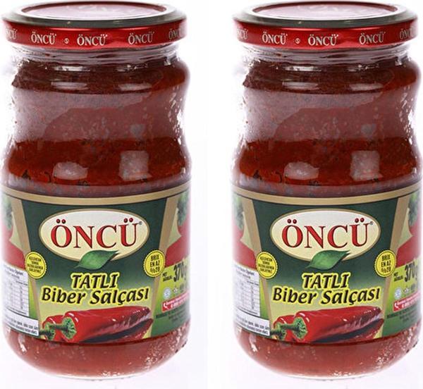 Öncü Tatlı Biber Salçası 360 gr Cam x 2 Adet - Image 1