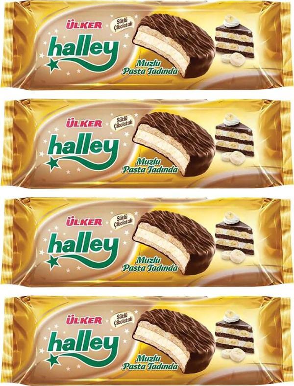 Ülker Halley Muzlu Pasta Tadında 210 gr 7 li x 4 Adet - Image 1