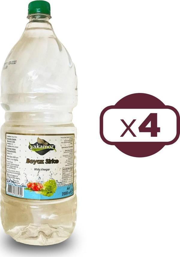 Yakamoz Beyaz Sirke 2000 ml x 4 Adet - Image 1
