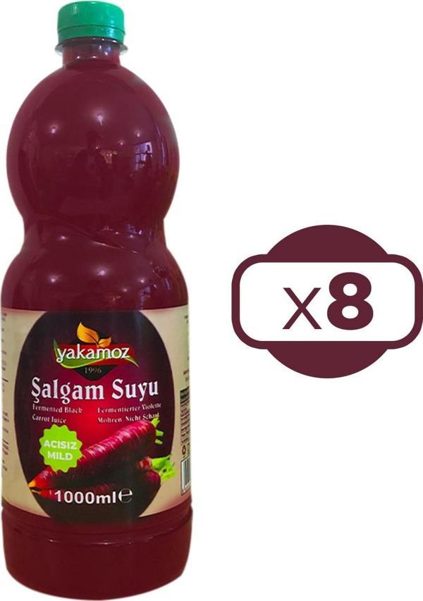 Yakamoz Şalgam Suyu 1 lt Acısız x 8 Adet - Image 1
