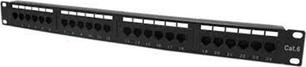 24 Port Cat6 Utp Patch Panel Dolu - Image 1