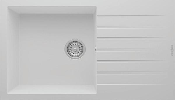 Real P014 LOADİKYA 86 XL Beyaz Granit Mutfak Eviyesi 86X50 cm - Image 1