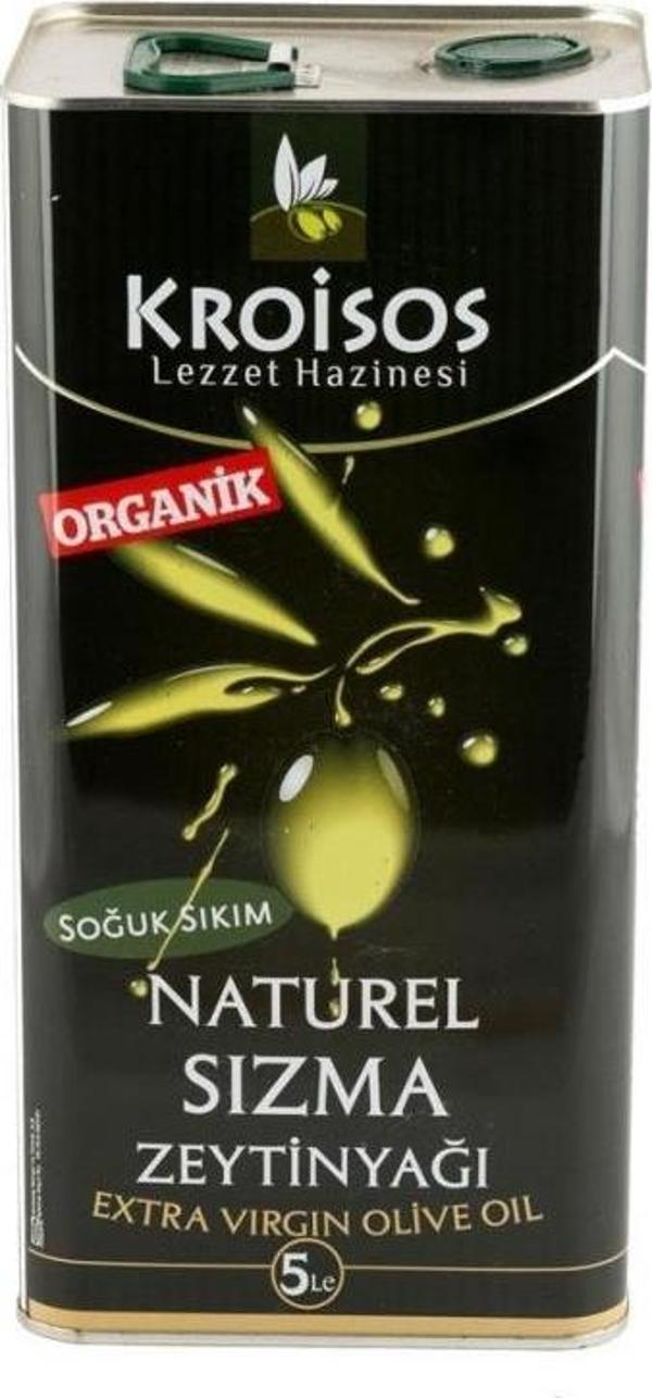 Kroisos Sıkım Naturel Sızma Zeytinyağı 5 Lt - Image 1