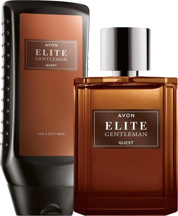Elite Gentleman Quest Erkek Parfüm ve Saç Vücut Şampuan Paketi - Image 1