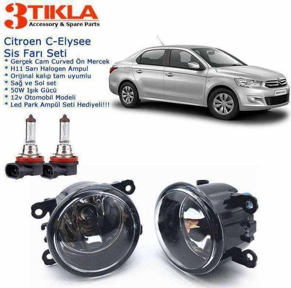 Citroen C-Elysee Sis Farı Set  Oem:  8200074008 - Image 1