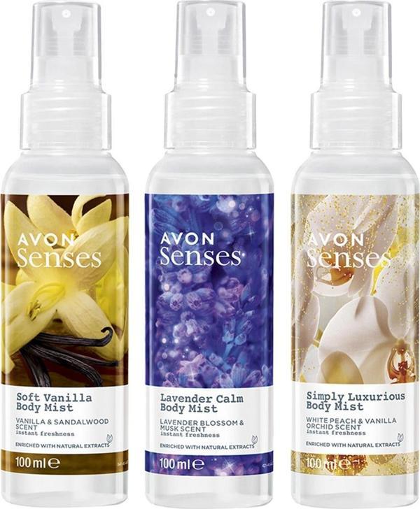 Senses Simply Luxurious Lavender Calm ve Soft Vanilla Vücut Spreyi Paketi - Image 1